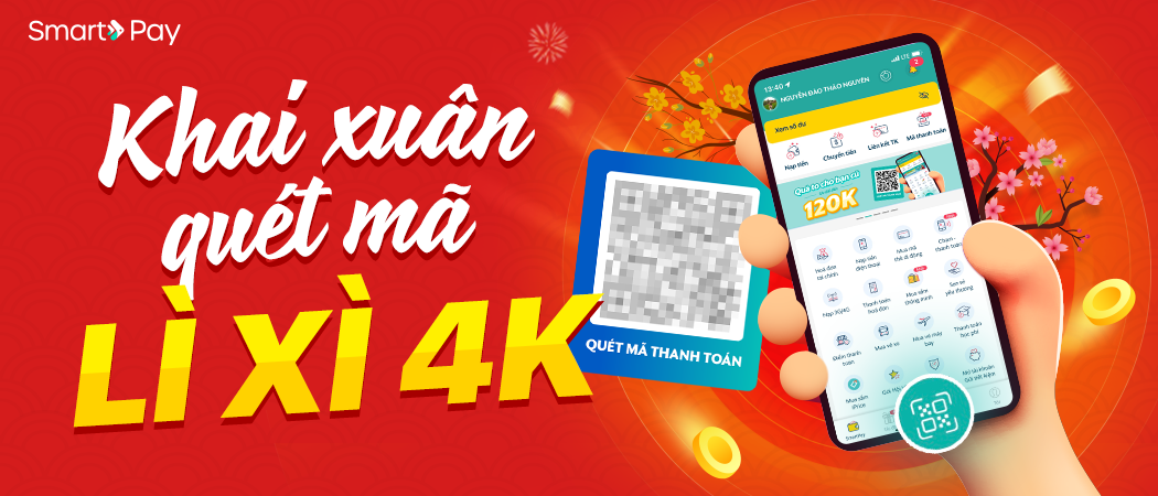  Khai xuân quét mã, lì xì 4k