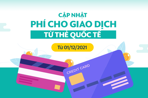  [Cập nhật chính sách] Phí giao dịch từ thẻ quốc tế