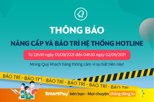  [Thông báo] Lịch bảo trì Tổng đài chăm sóc khách hàng