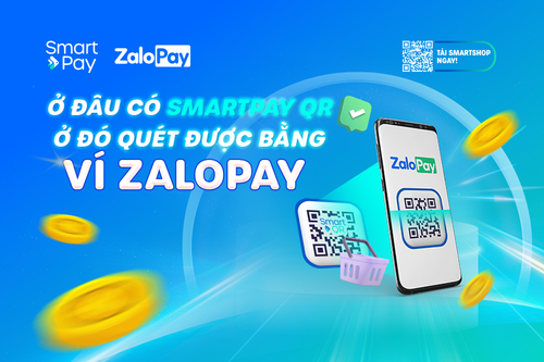  Ở đâu có SmartPay QR, ở đó quét được bằng Ví ZaloPay