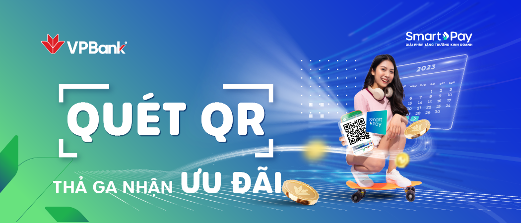  Quét QR thả ga nhận ưu đãi