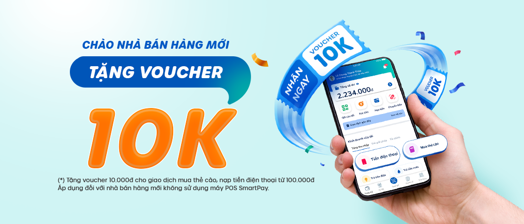 Tân niên nhập hội SmartPay, rước lì xì 10K