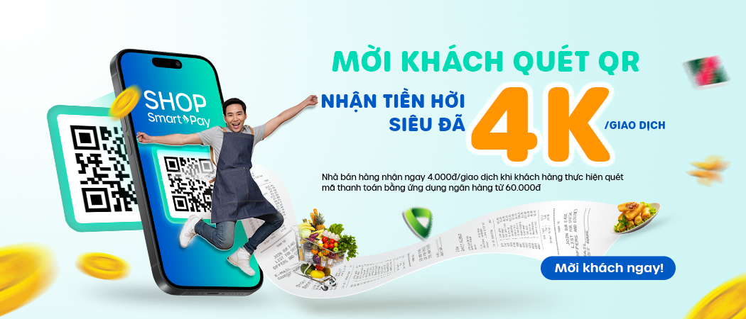  Mời khách quét QR, nhận thưởng siêu đã